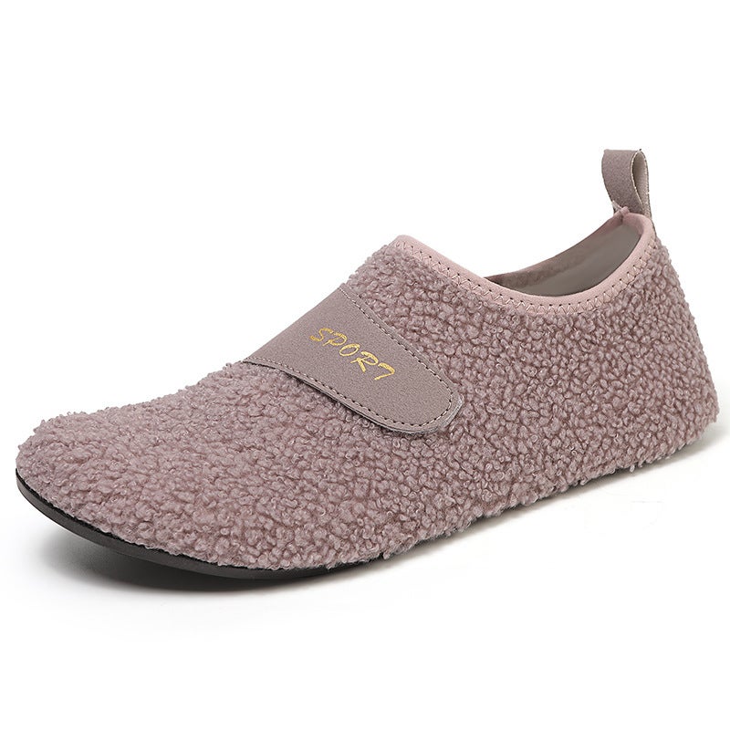 2025 Product For Couples, Daily Casual Travel Home Soft Non-Slip Lightweight Warm Plush Cotton Shoes - Image 1
